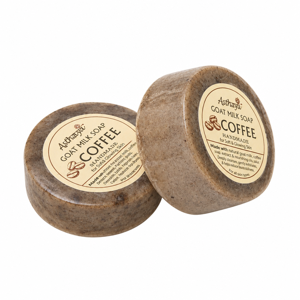 Coffee goat milk soap