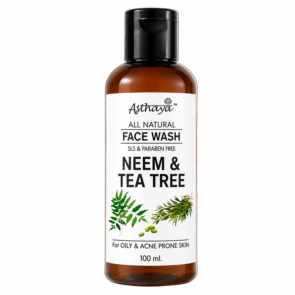 Neem and tea tree face wash