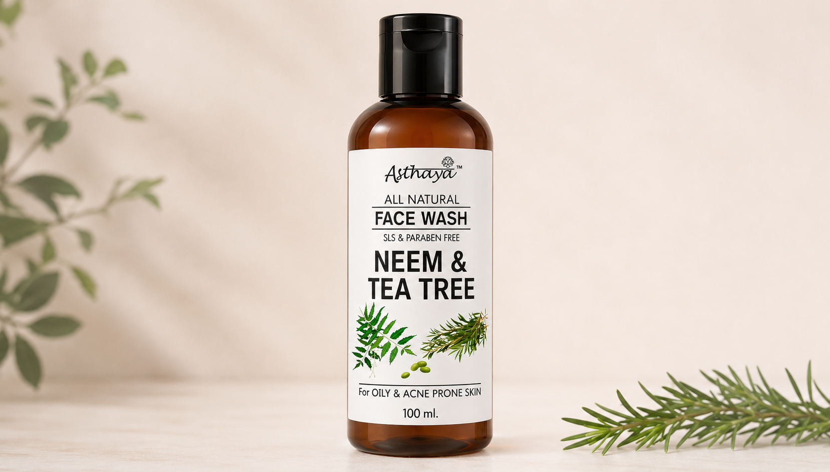 Neem and tea tree face wash (100ml)