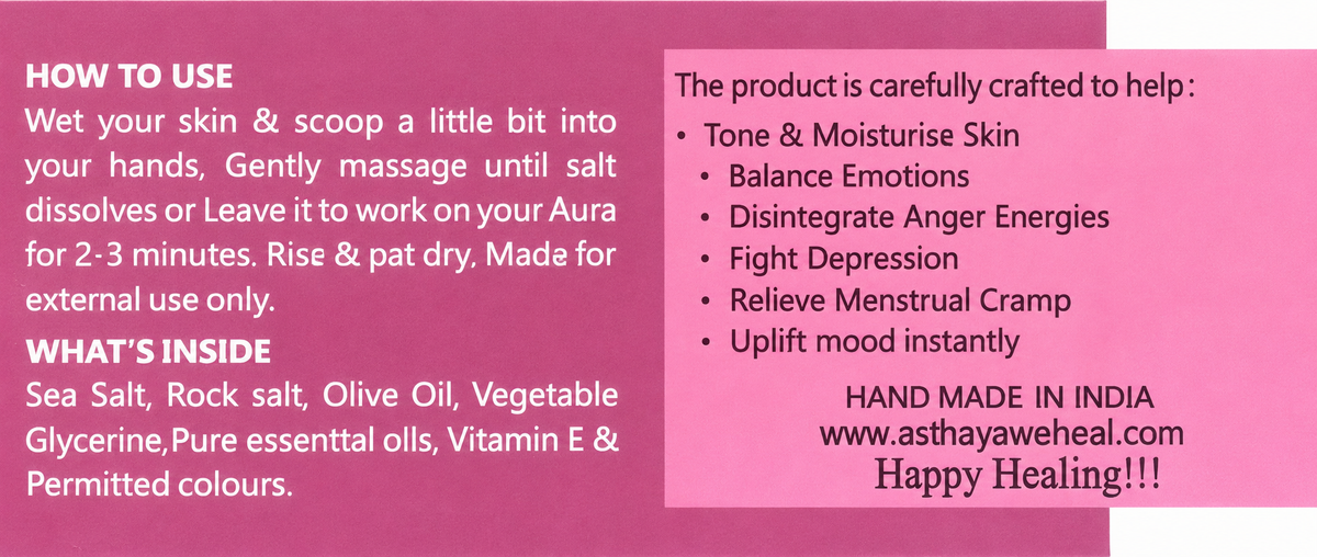 Royal Rose paste Sea Salt Scrub