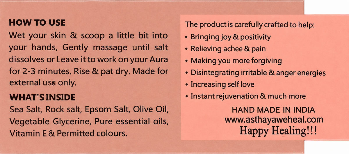 Auraso Sea Salt Scrub